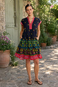 Lula Life Emma Tiered Dress Ebony