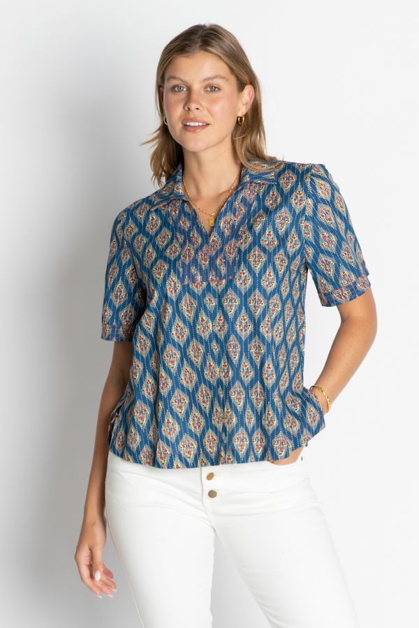 IBSA Atlanta Top Indigo