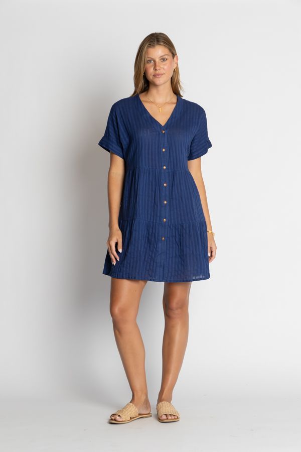 Ibsa Chenneye dress Navy