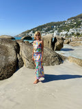 RYY Geranium Halter Maxi