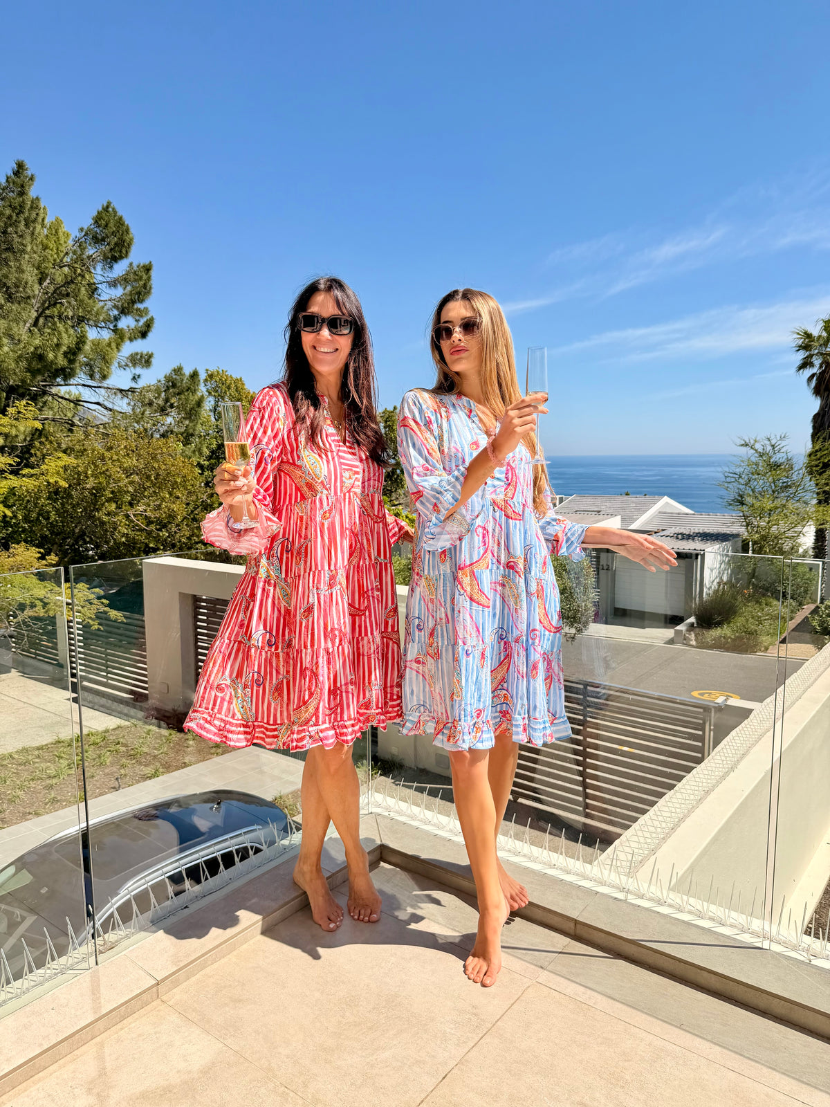 Lula Life Hanna Tier Dress Melon