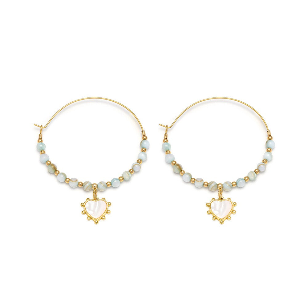 Vestopazzo Mother of Pearl Earrings