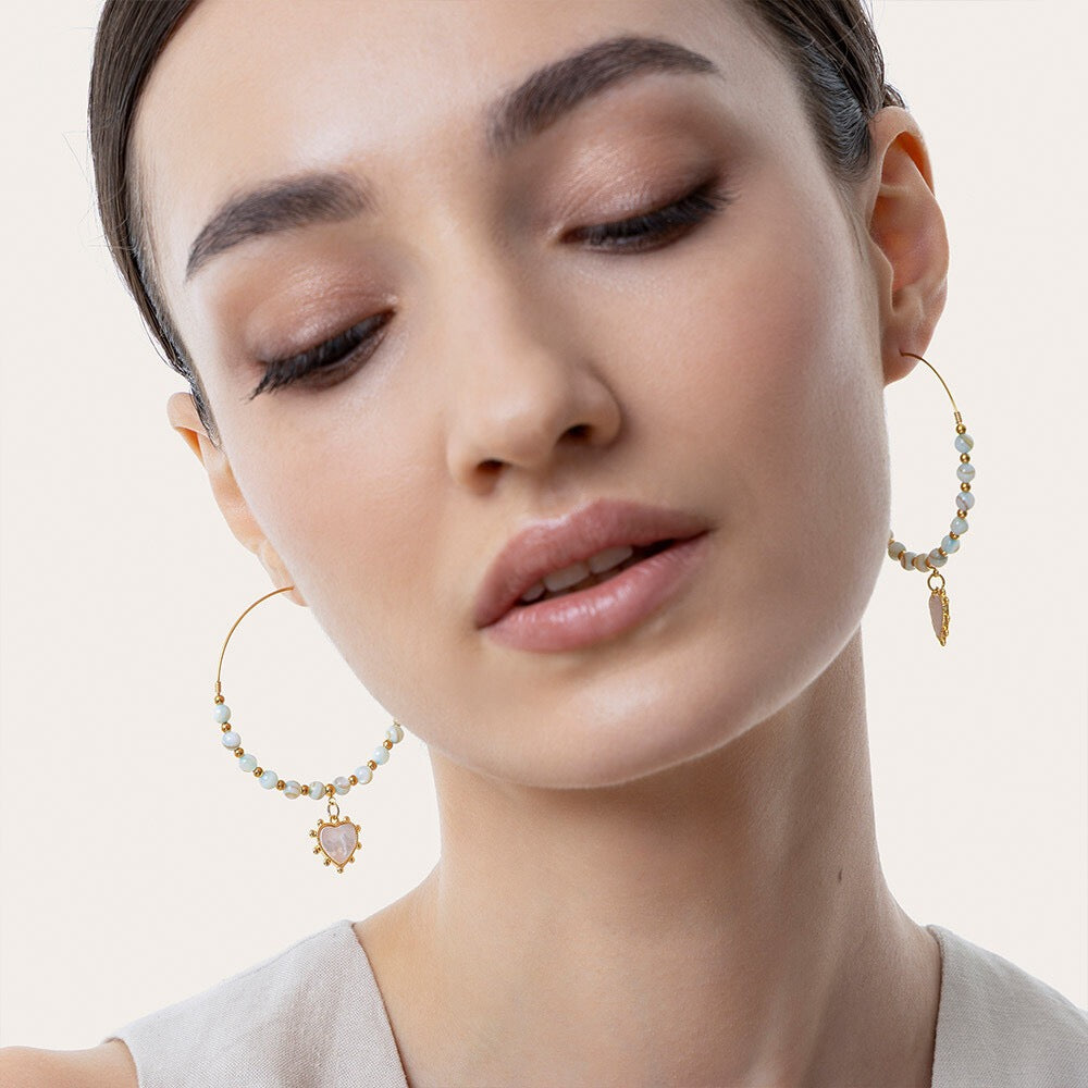Vestopazzo Mother of Pearl Earrings