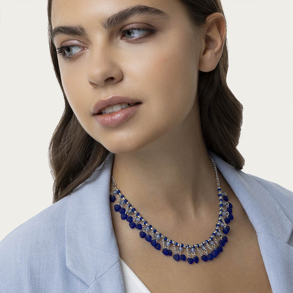 Vestopazzo Heart & Bead Necklace