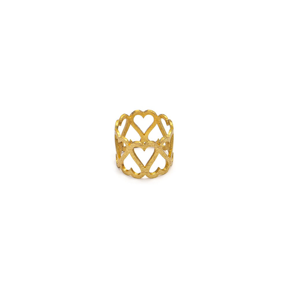 Vestopazzo Heart Crown Ring