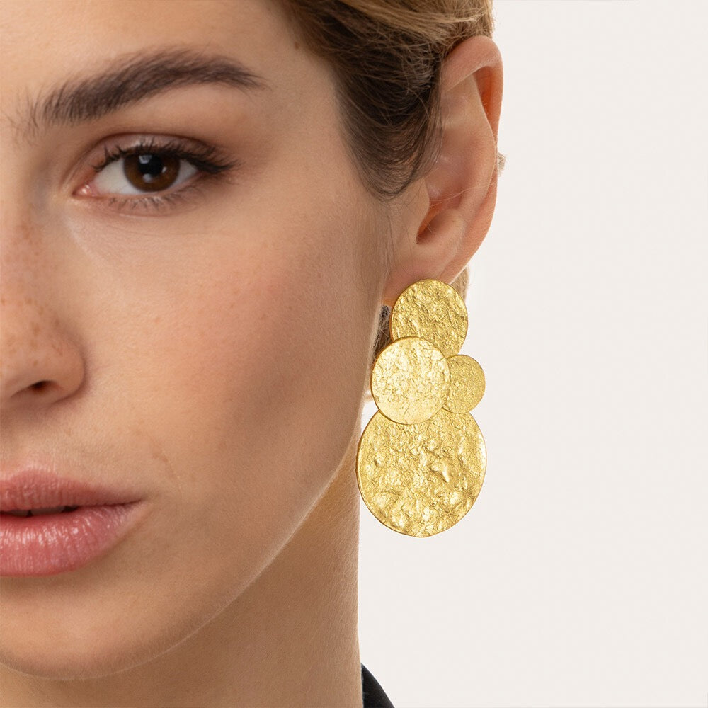 Vestopazzo Multi  Circle Earrings