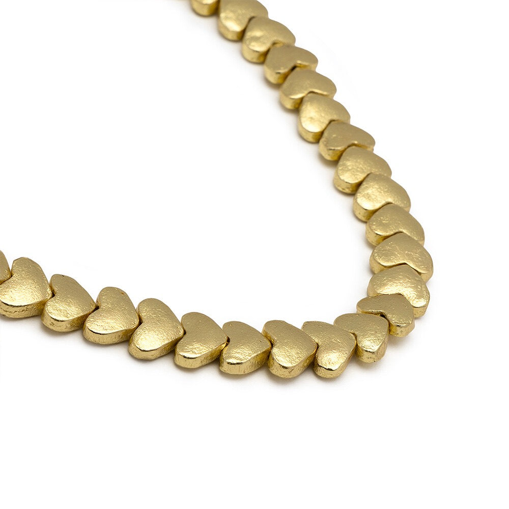 Vestopazzo Hearts in a Row Necklace