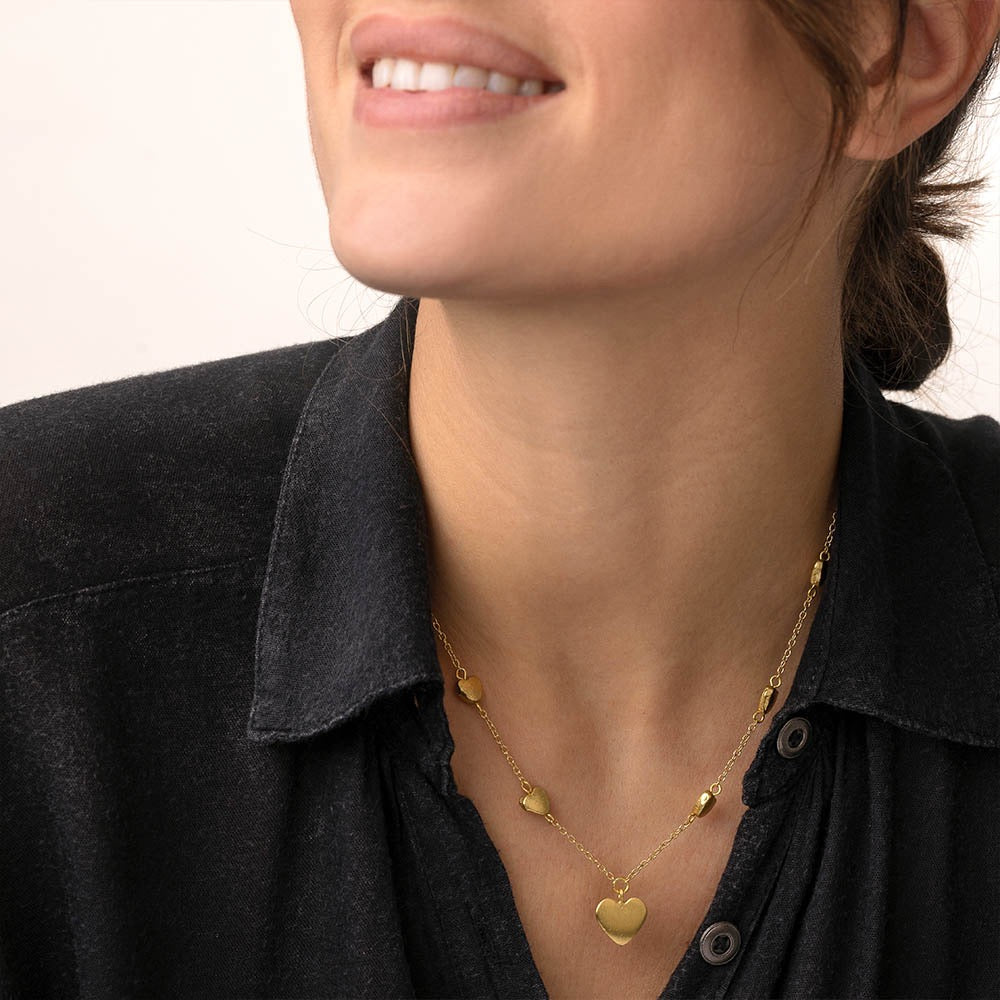 Vestopazzo Heart Chain Necklace