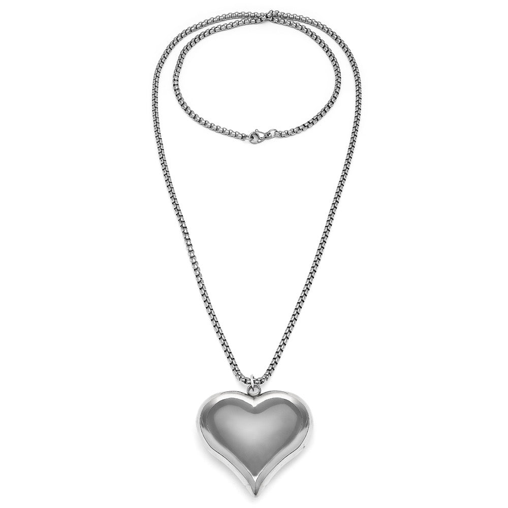 Vestopazzo Large Heart Pendant Necklace