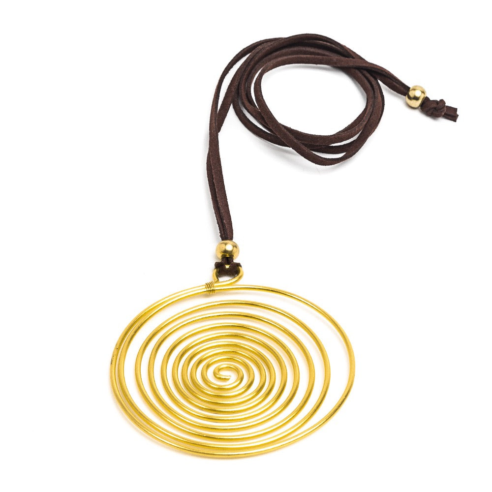 Vestopazzo Spiral Pendant Necklace
