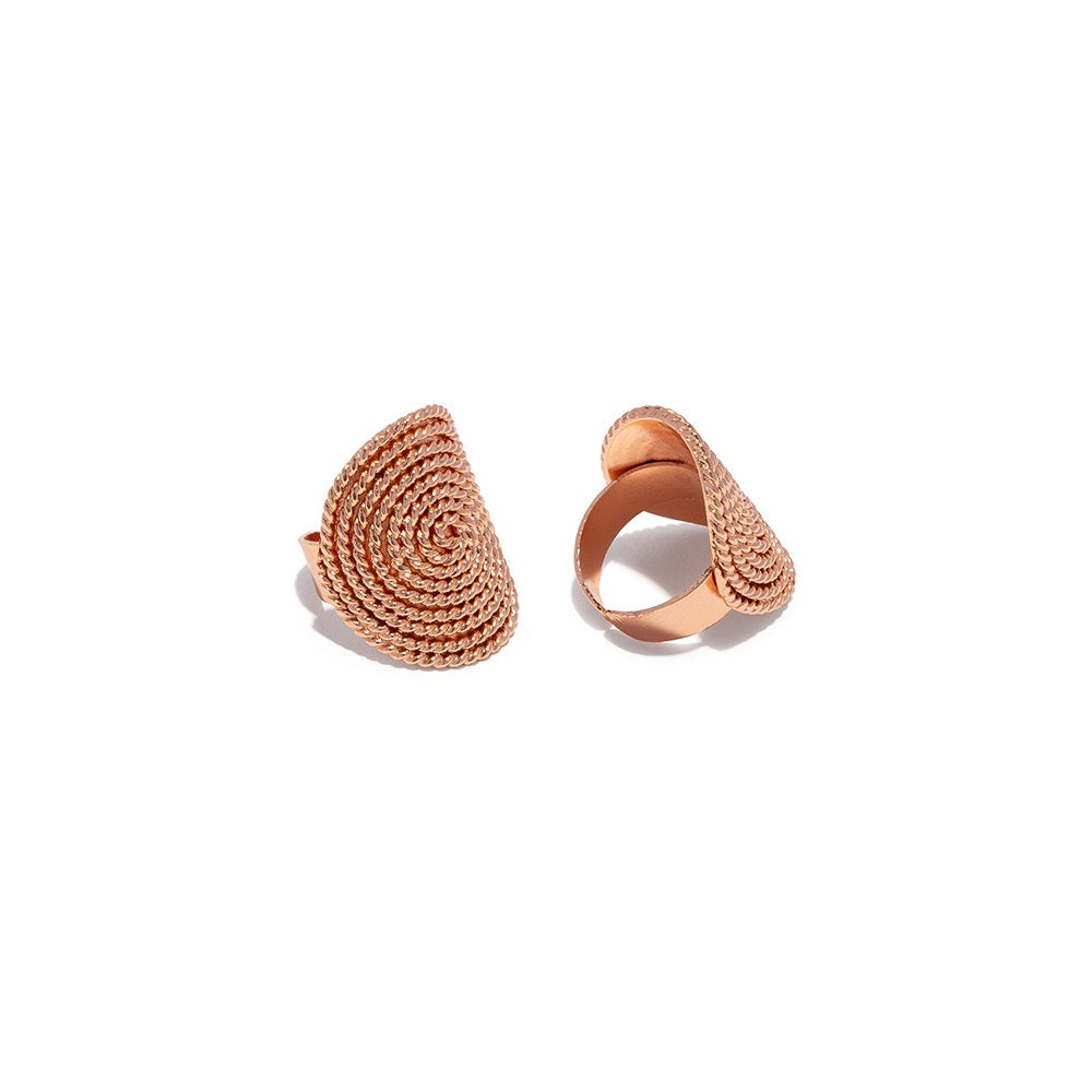 Vestopazzo Shield Ring Rose