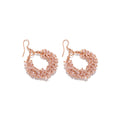 Vestopazzo Rose Plated Drop Earrings