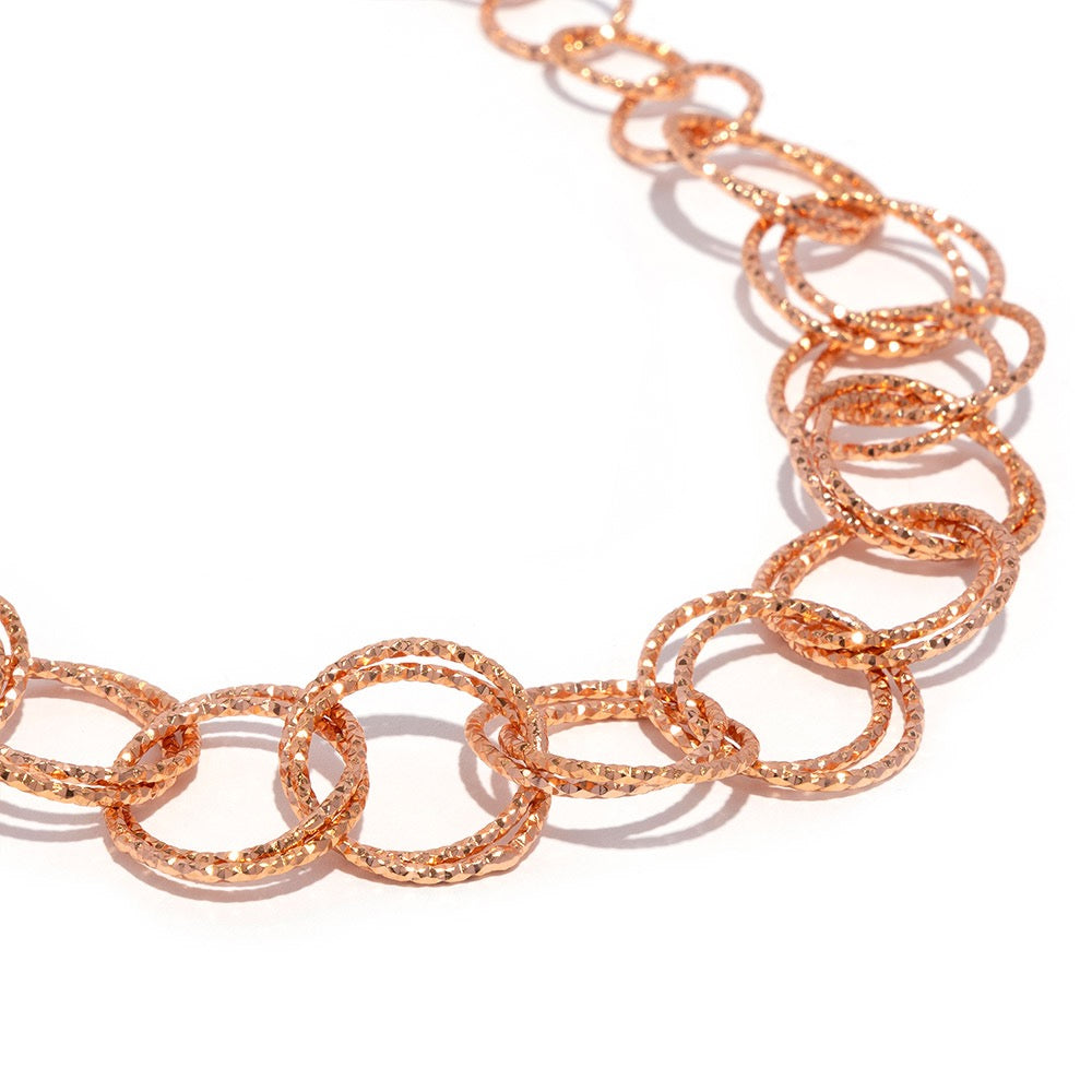 Vestopazzo Textured Circle Necklace