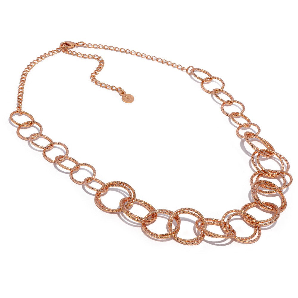 Vestopazzo Textured Circle Necklace