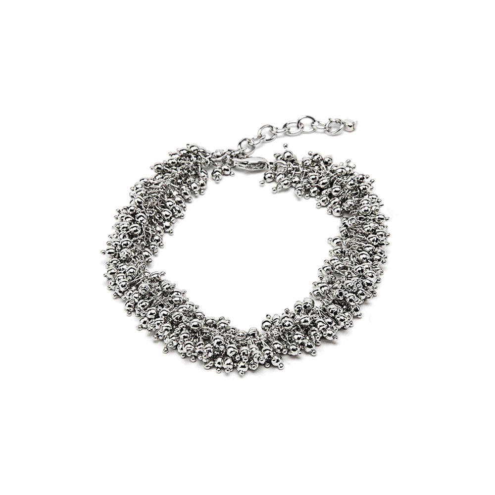 Vestopazzo Mogra Bead Silver Bracelet