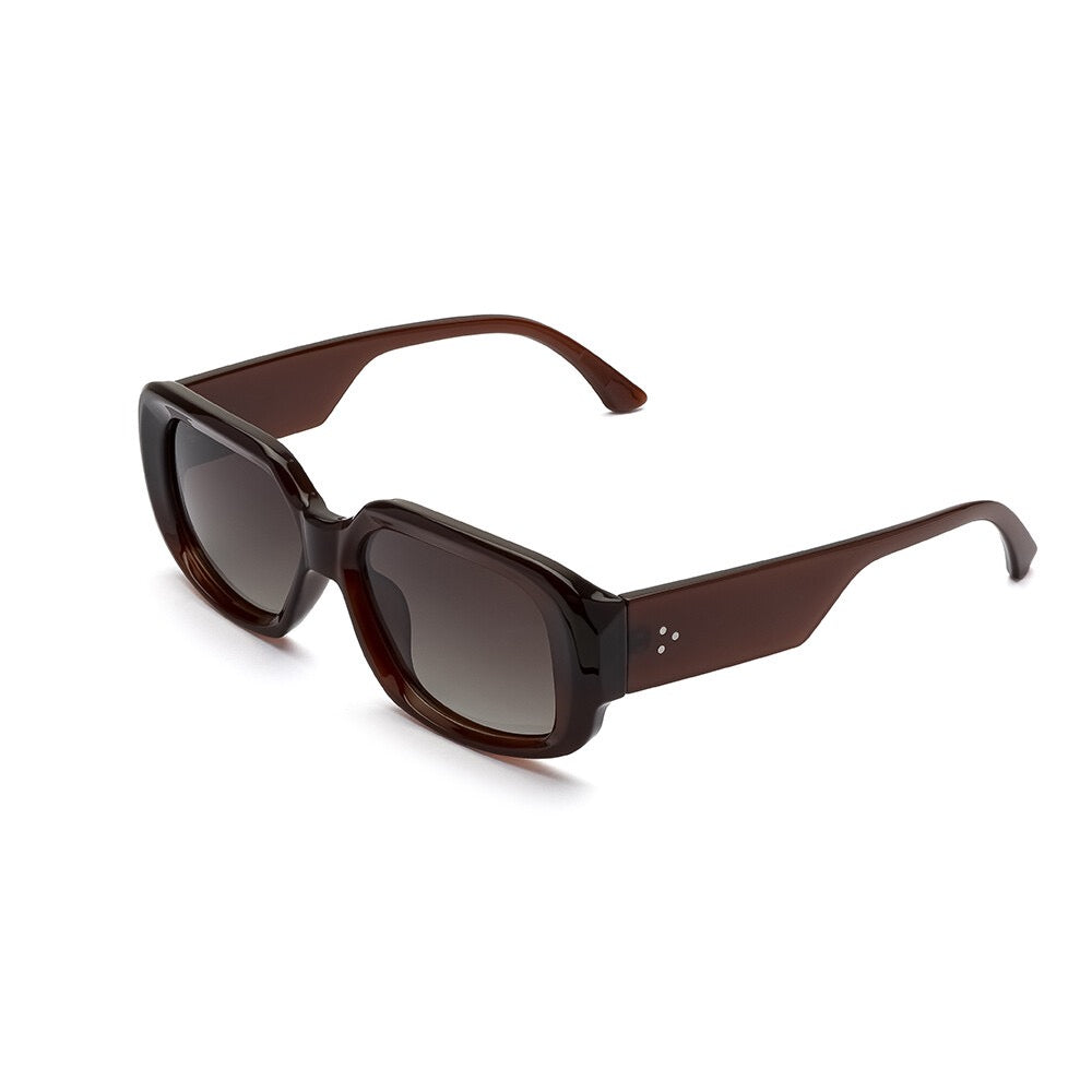 Vestopazzo Square Sunglasses Dark Choc