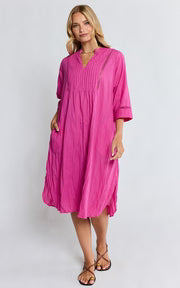 Lula LIfe Laverne Kaftan Fuschia