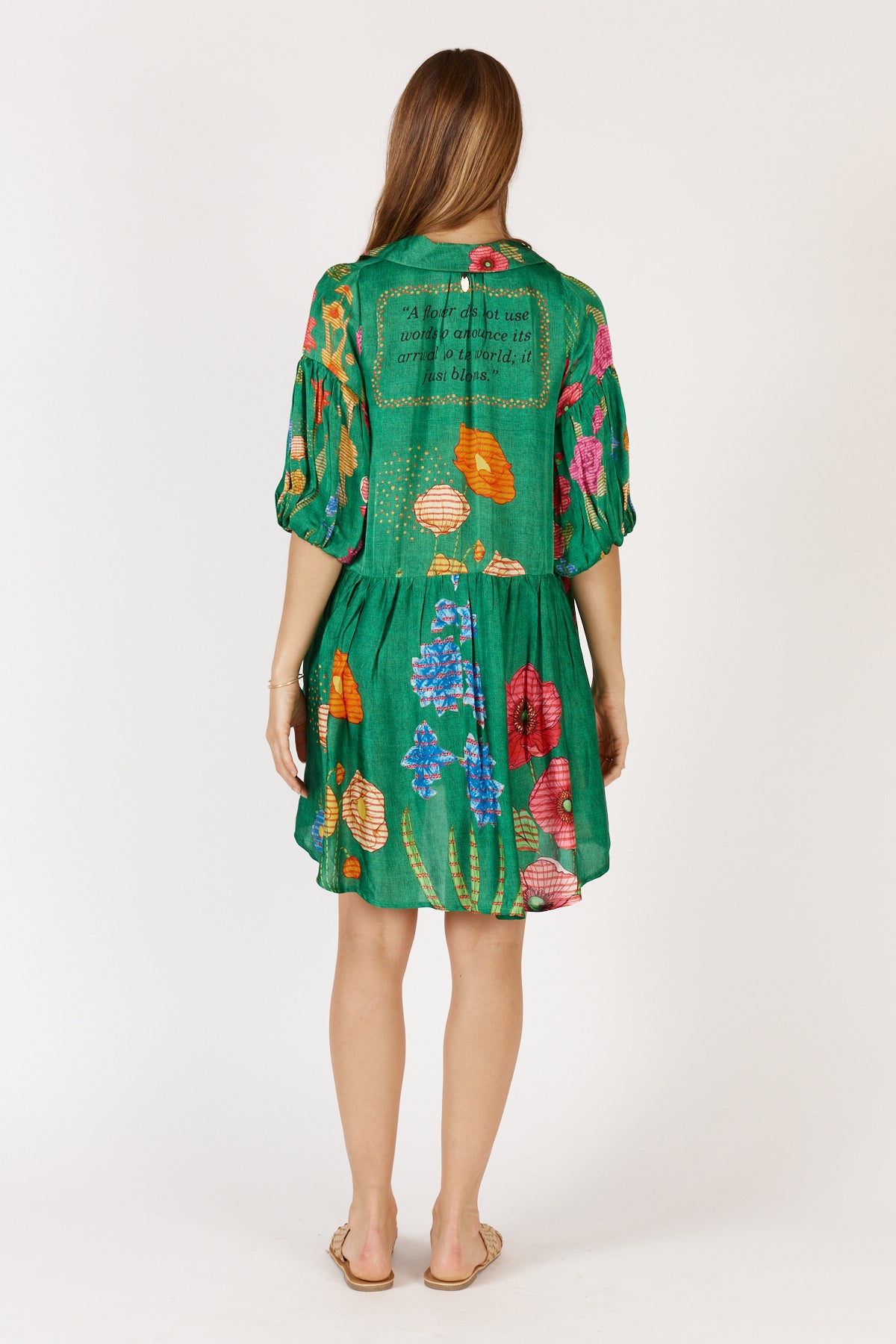 RYY Tea Dress Emerald