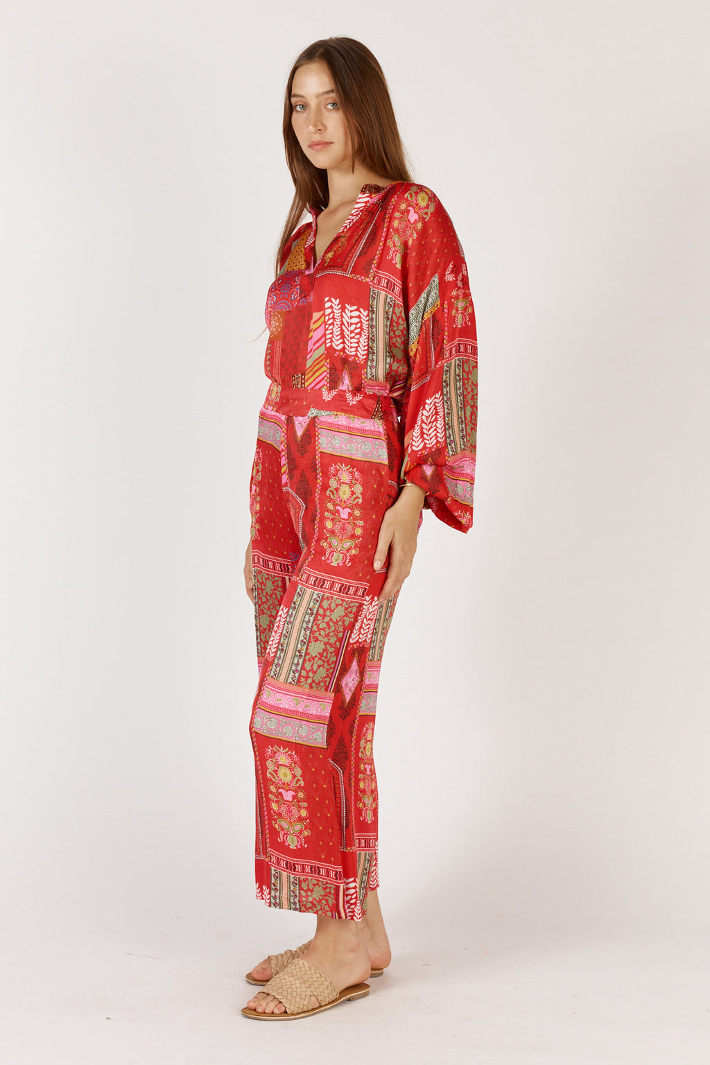 RYY Khari Pant Red