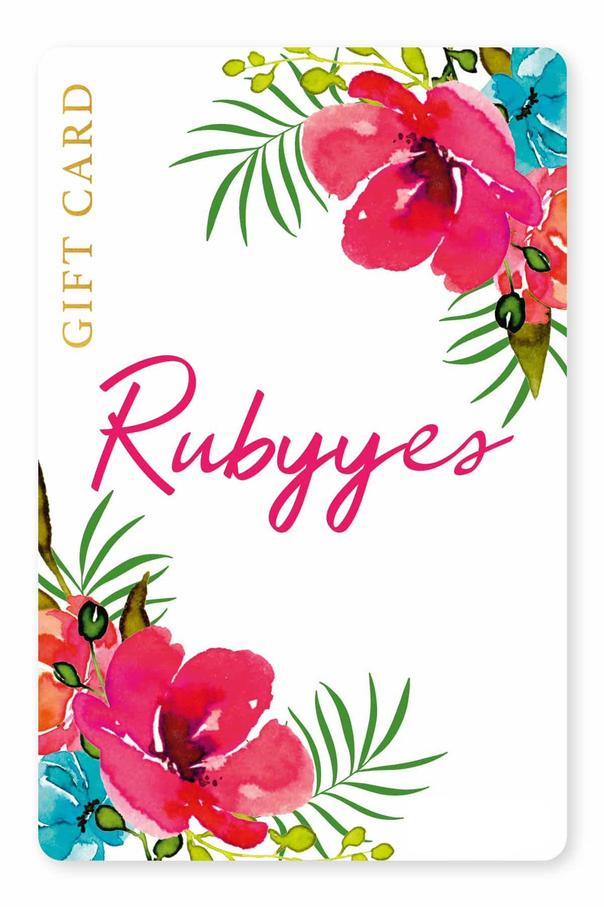 Rubyyes Gift Voucher
