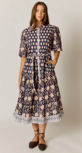 RYY Alilia Midi Navy -Pre Order