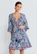Ibsa Chevy Dress Navy Pre Order