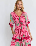 Lula Life Blanch Dress Melon