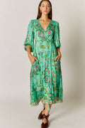 RYY Tatiana Wrap Dress Green pre order