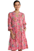 Lula Life Hanna Tier Dress Melon