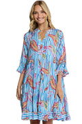 Lula Life Hannah Tier Dress Ocean