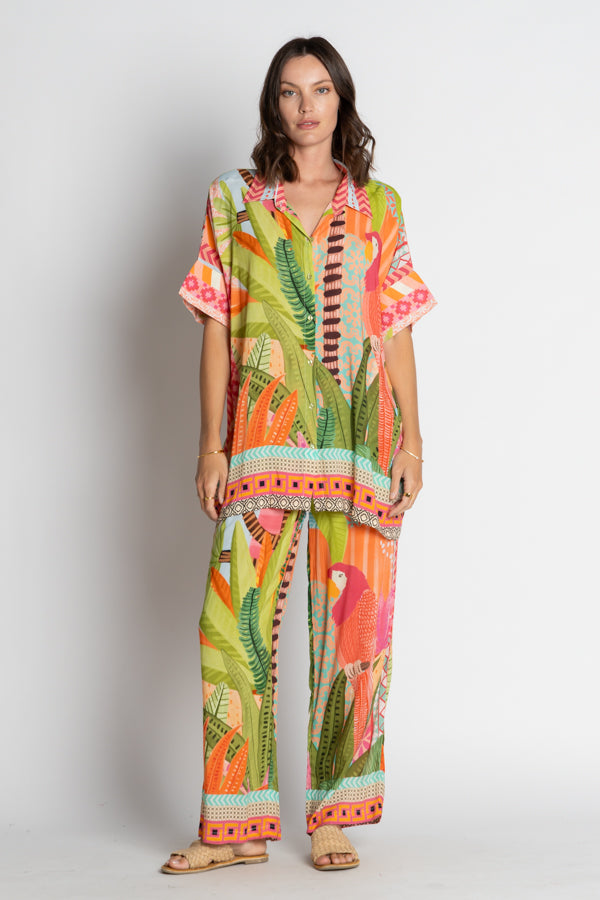 Lula Soul Los Carbos Shirt Kaftan