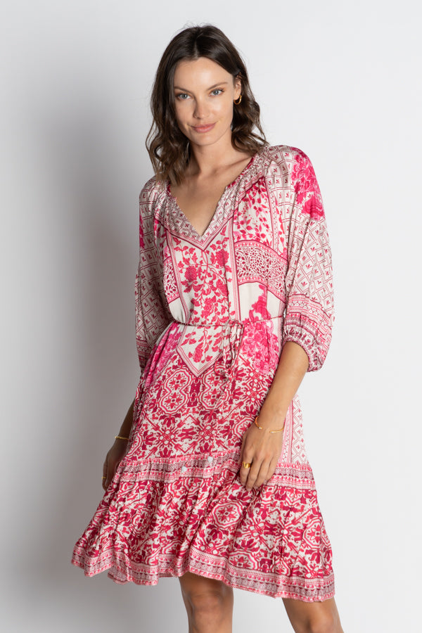Lula Soul Sensiri Dress Fuscia