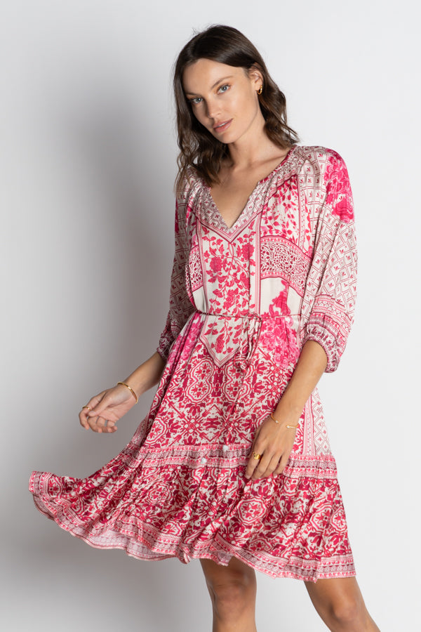 Lula Soul Sensiri Dress Fuscia