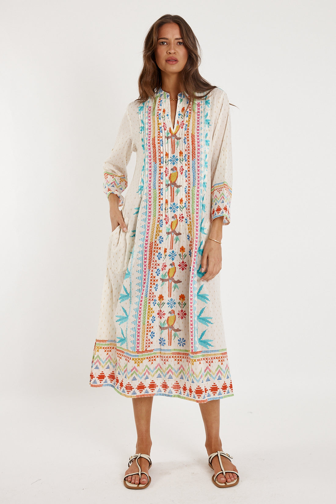 RYY Biscay Kaftan White