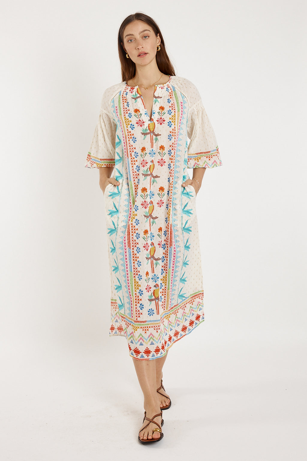 RYY Biscay Kaftan White
