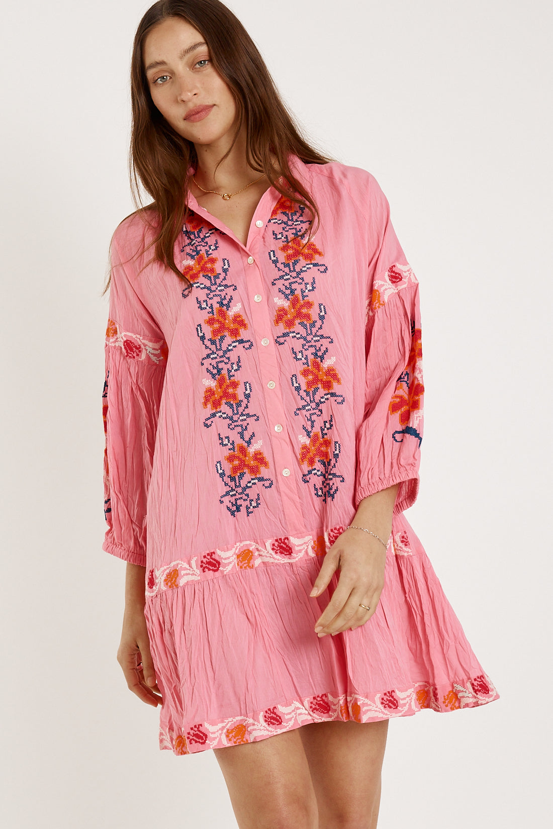 RYY Brittany Dress Coral