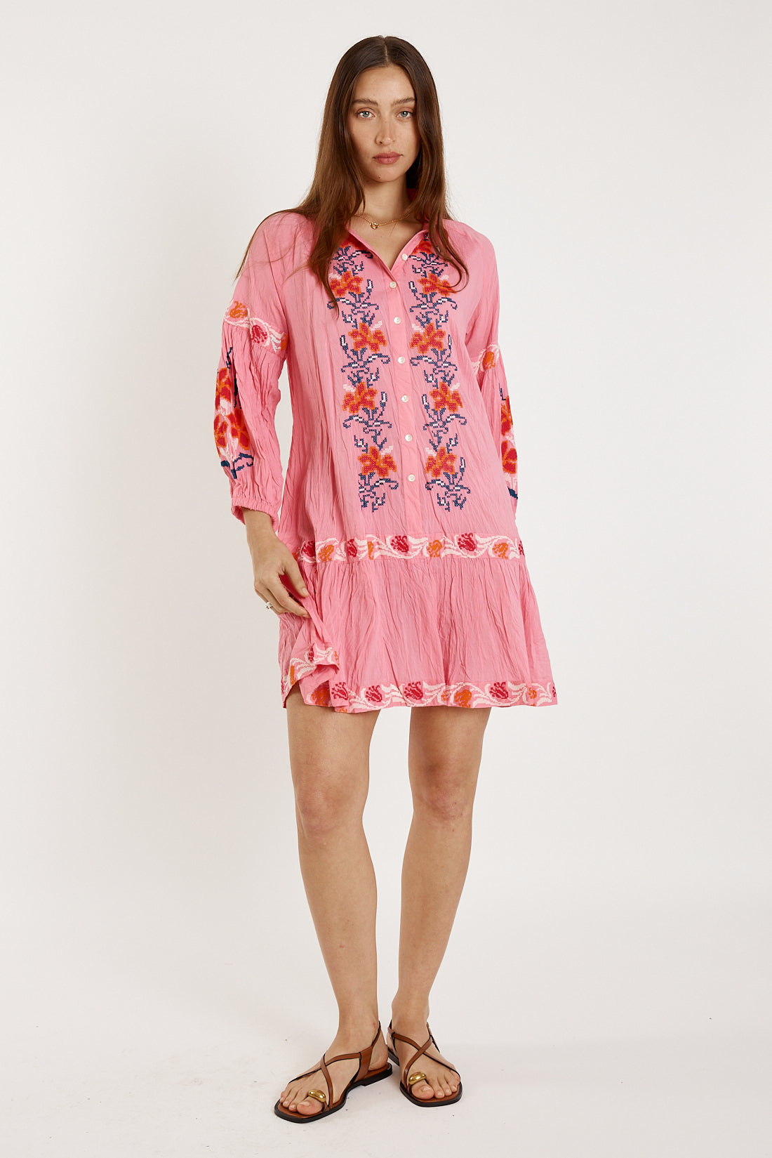 RYY Brittany Dress Coral