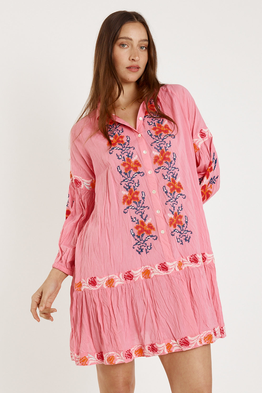 RYY Brittany Dress Coral
