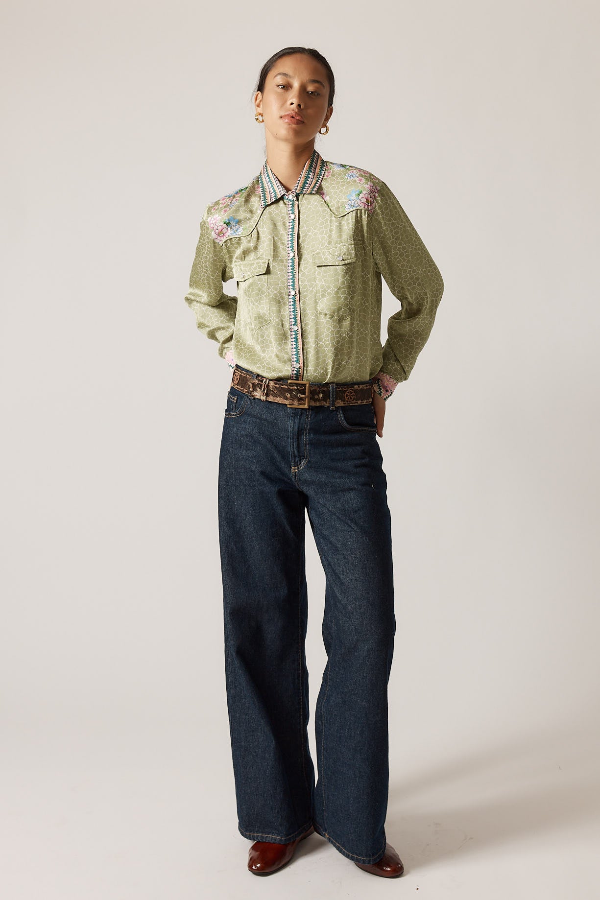 RYY Daisy Duke Shirt Olive