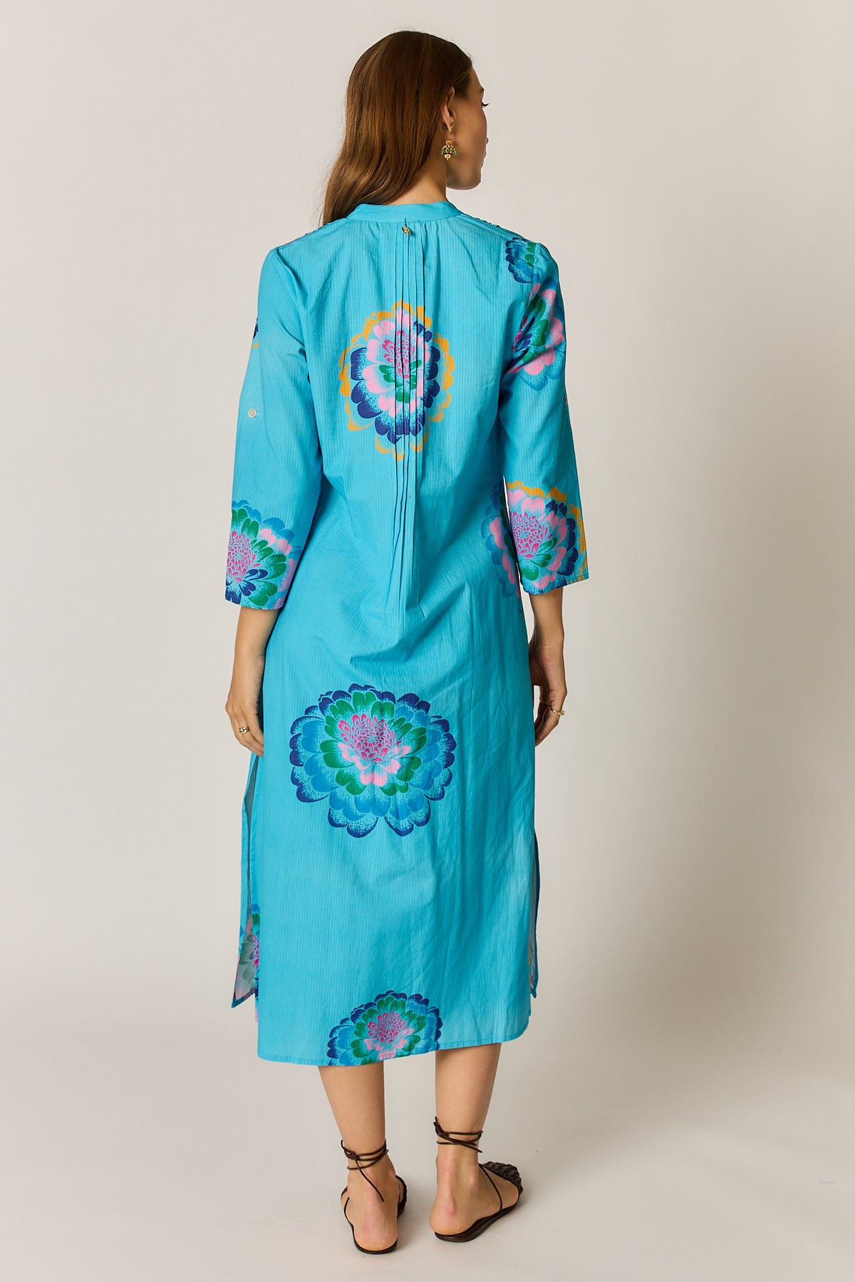 RYY Neon Fleur Kaftan Blue Pre Order