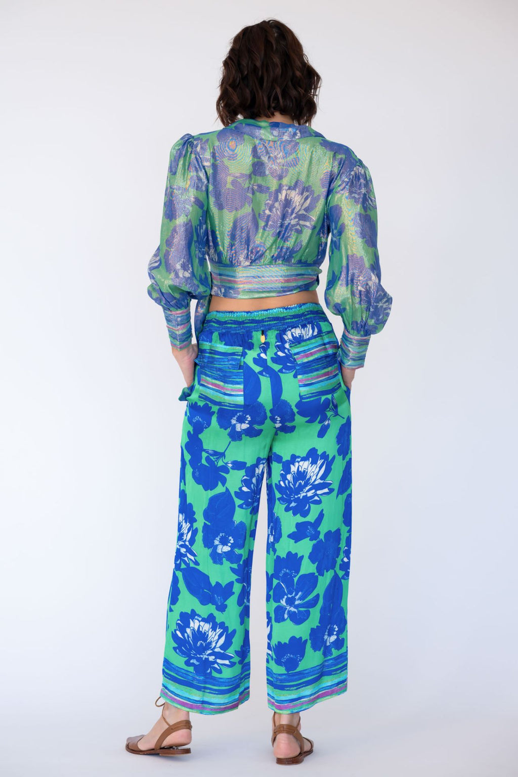 RYY Sunrise Wrap Shirt Blue