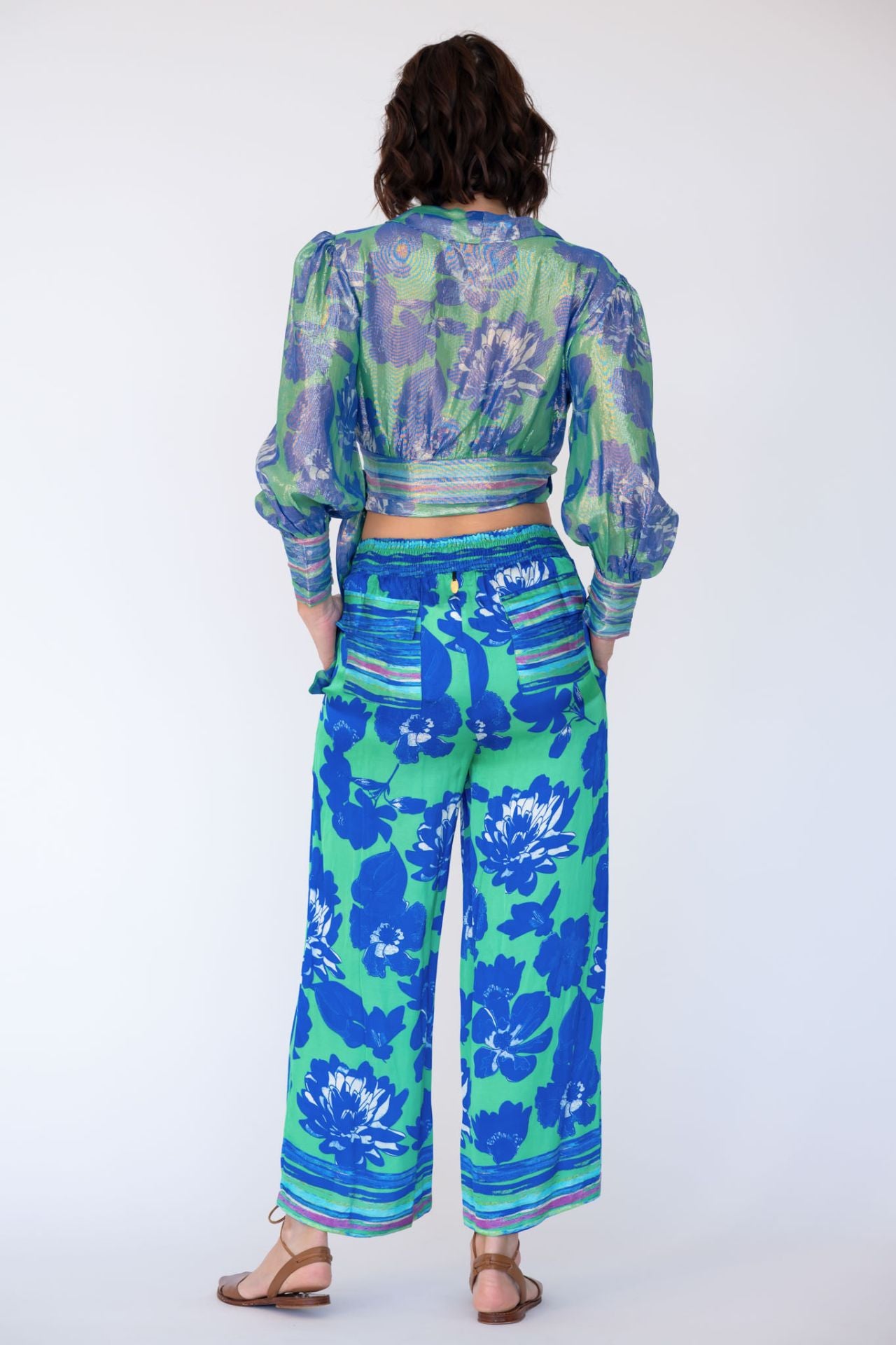 RYY Sunrise Wrap Shirt Blue