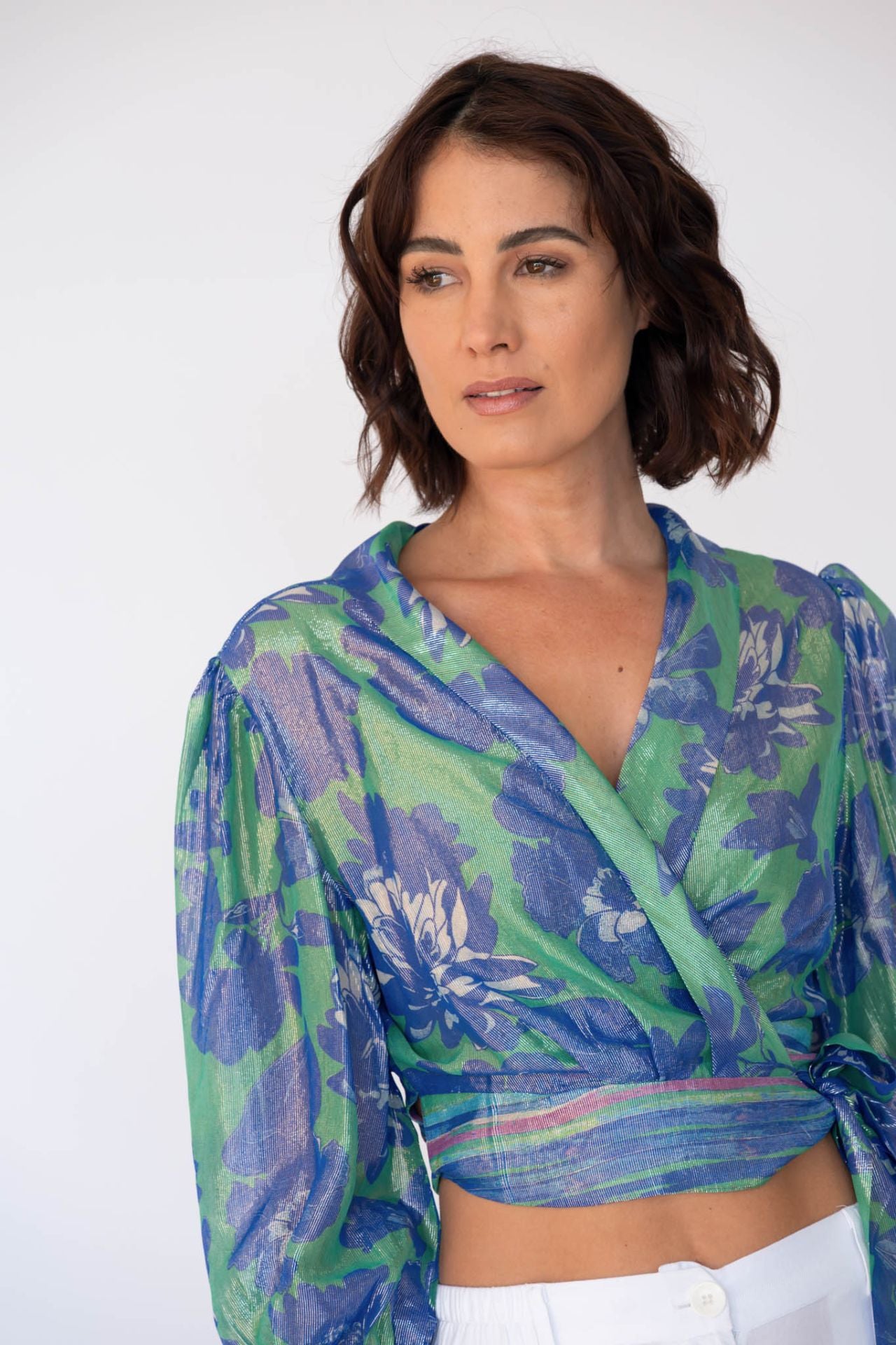 RYY Sunrise Wrap Shirt Blue