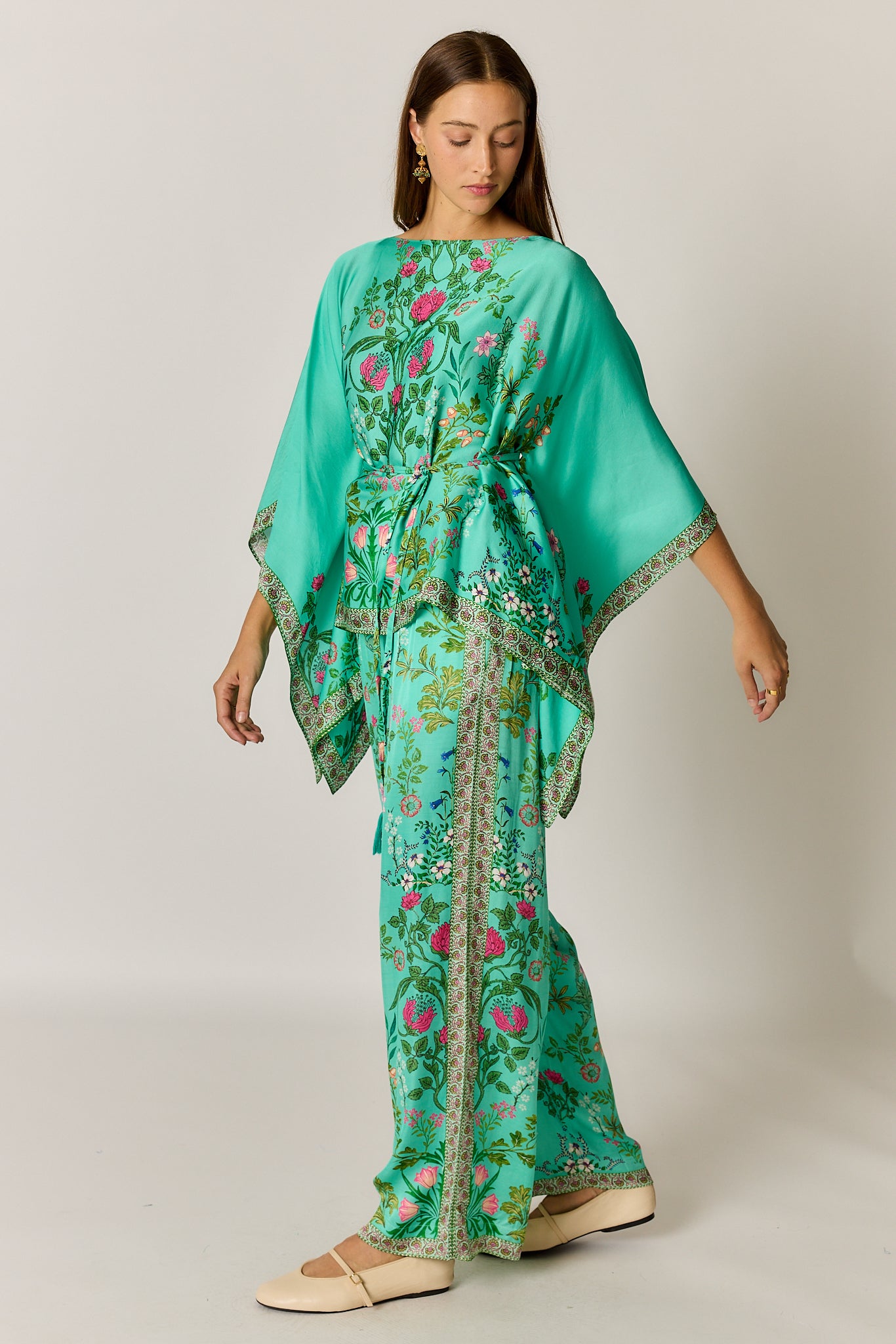RYY Tatiana Poncho Green - Pre Order