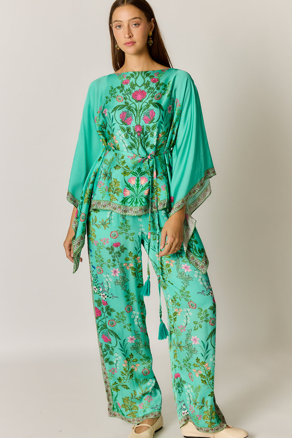RYY Tatiana Poncho Green - Pre Order