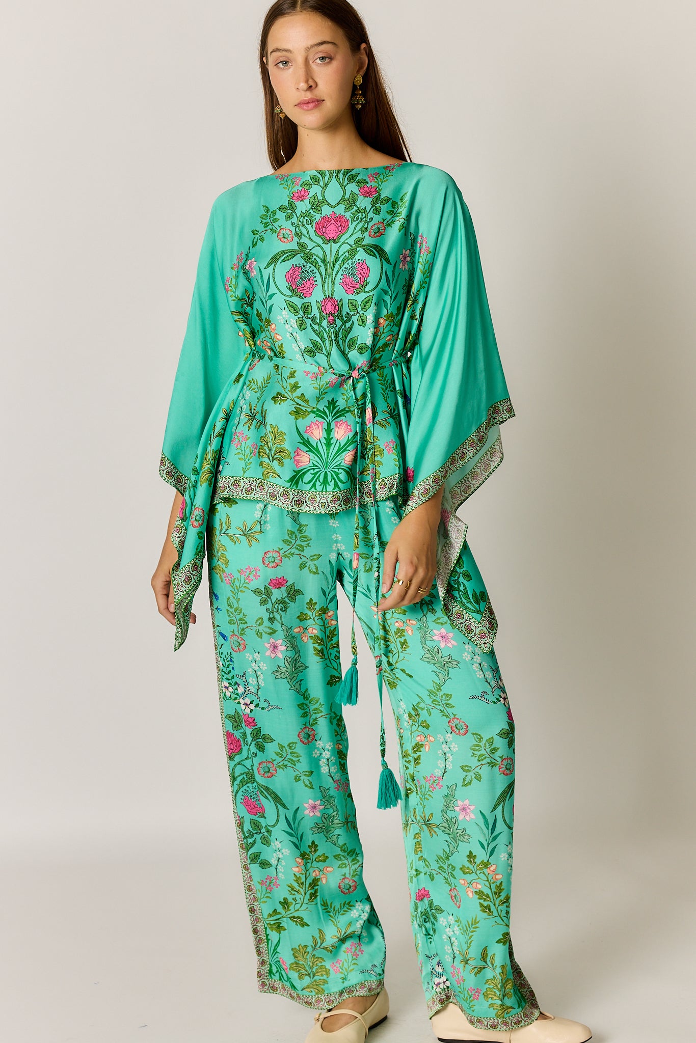 RYY Tatiana Poncho Green - Pre Order