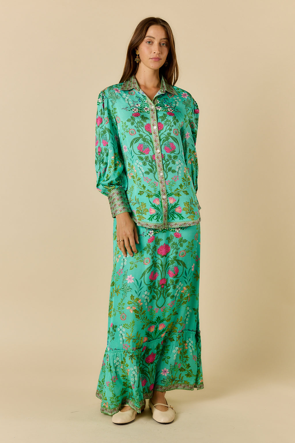 RYY Tatiana Shirt Green - Pre Order