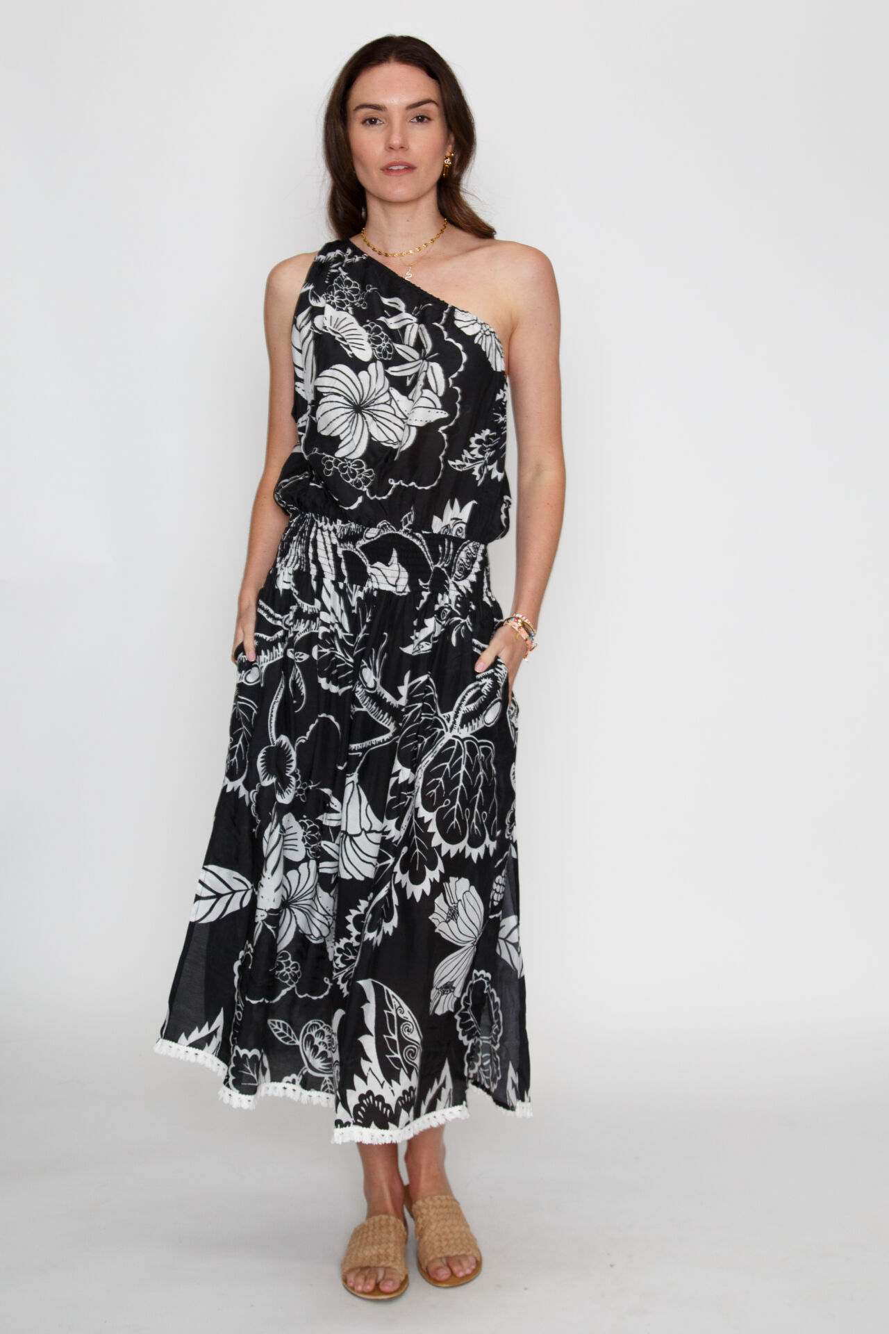RYY Florence One Shoulder Dress