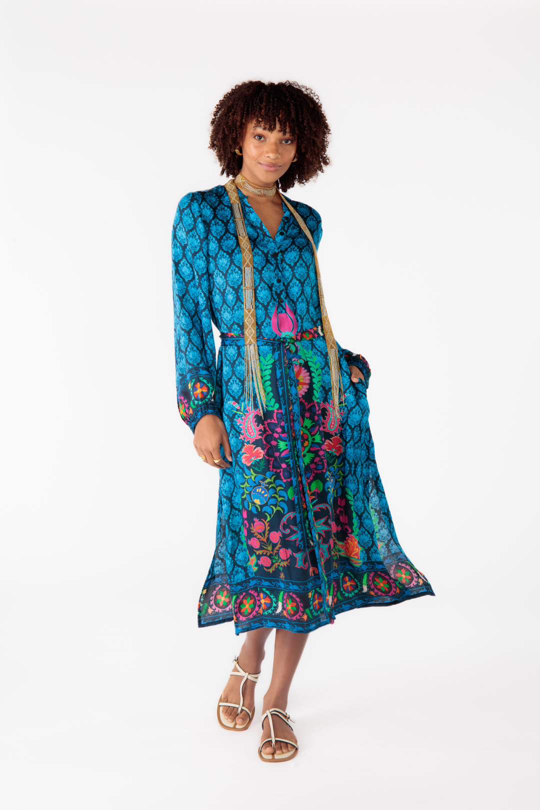 RYY Camilla Dress Blue - Image 2