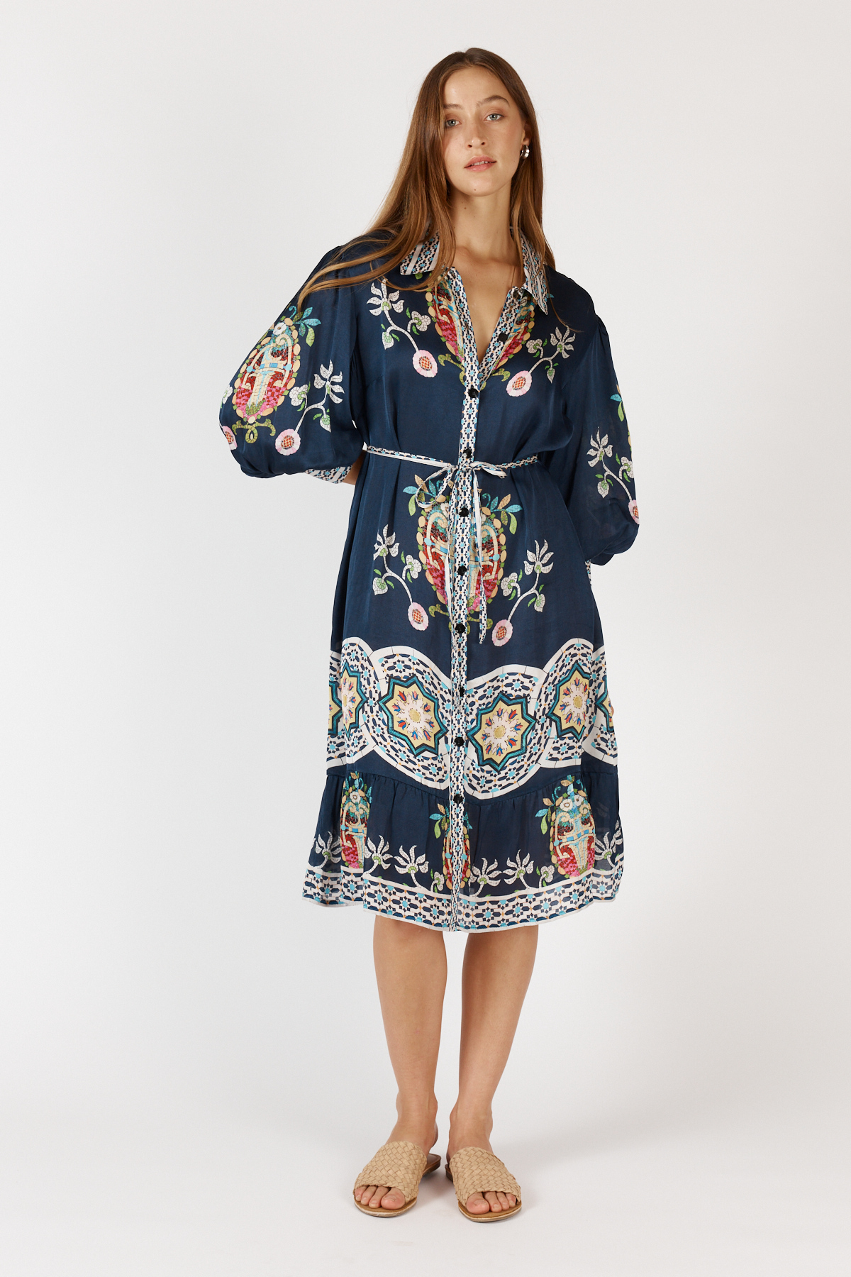 RYY Garcia Dress Navy - Image 2